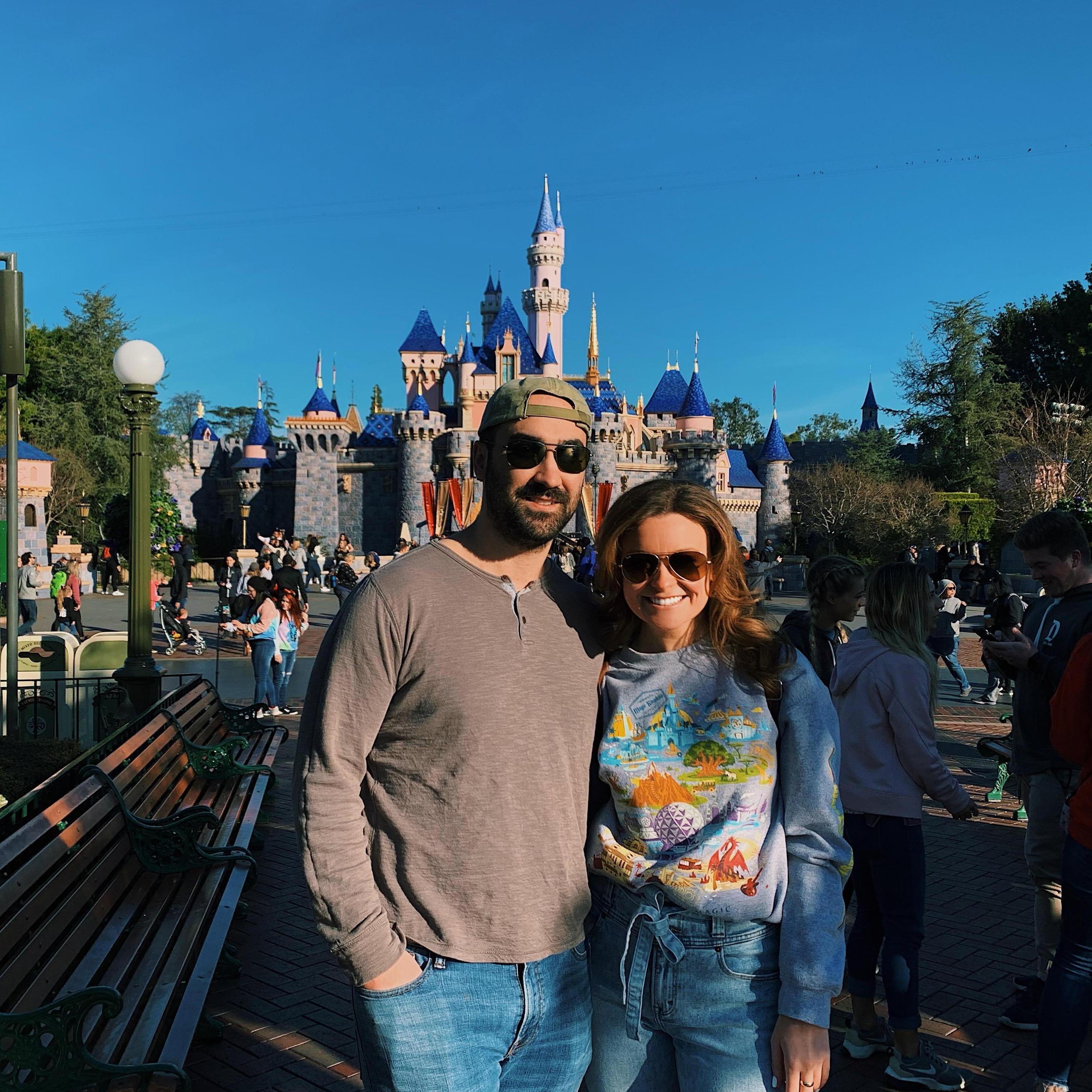 Our first trip to Disneyland together, January 2020