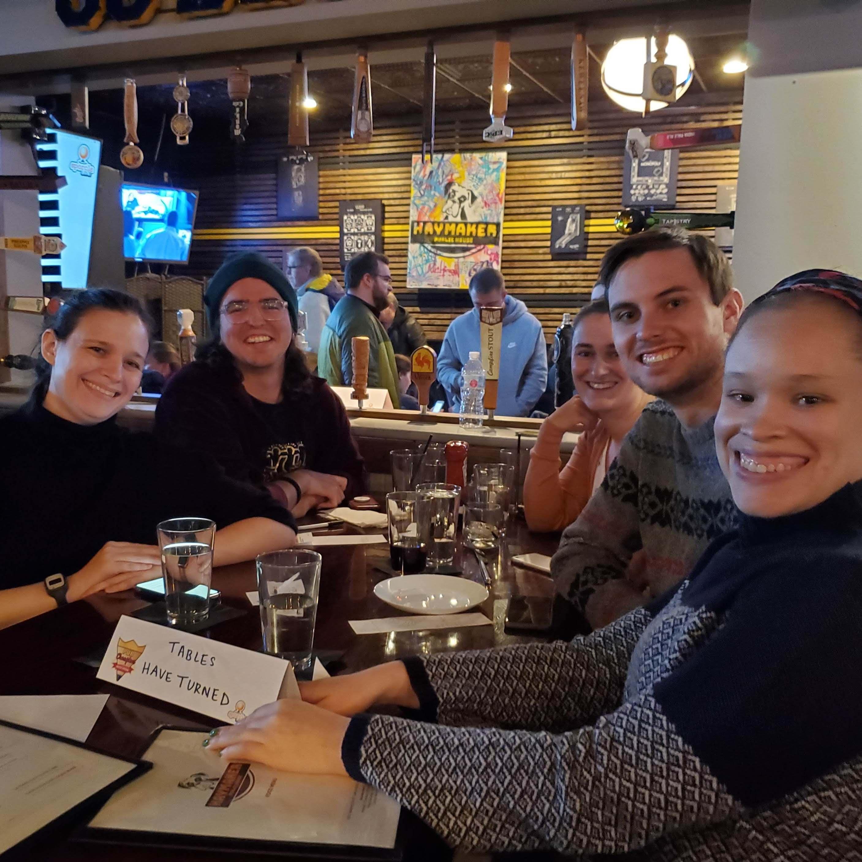 Trivia Team. Every Thursday we dominated pub trivia. 