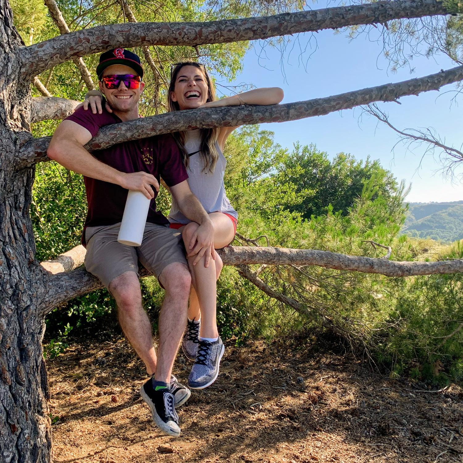 Always telling each other to "hang in there"