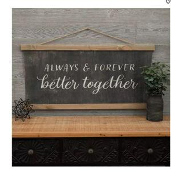 Always & Forever Tapestry Canvas Wall Decor | Hobby Lobby |