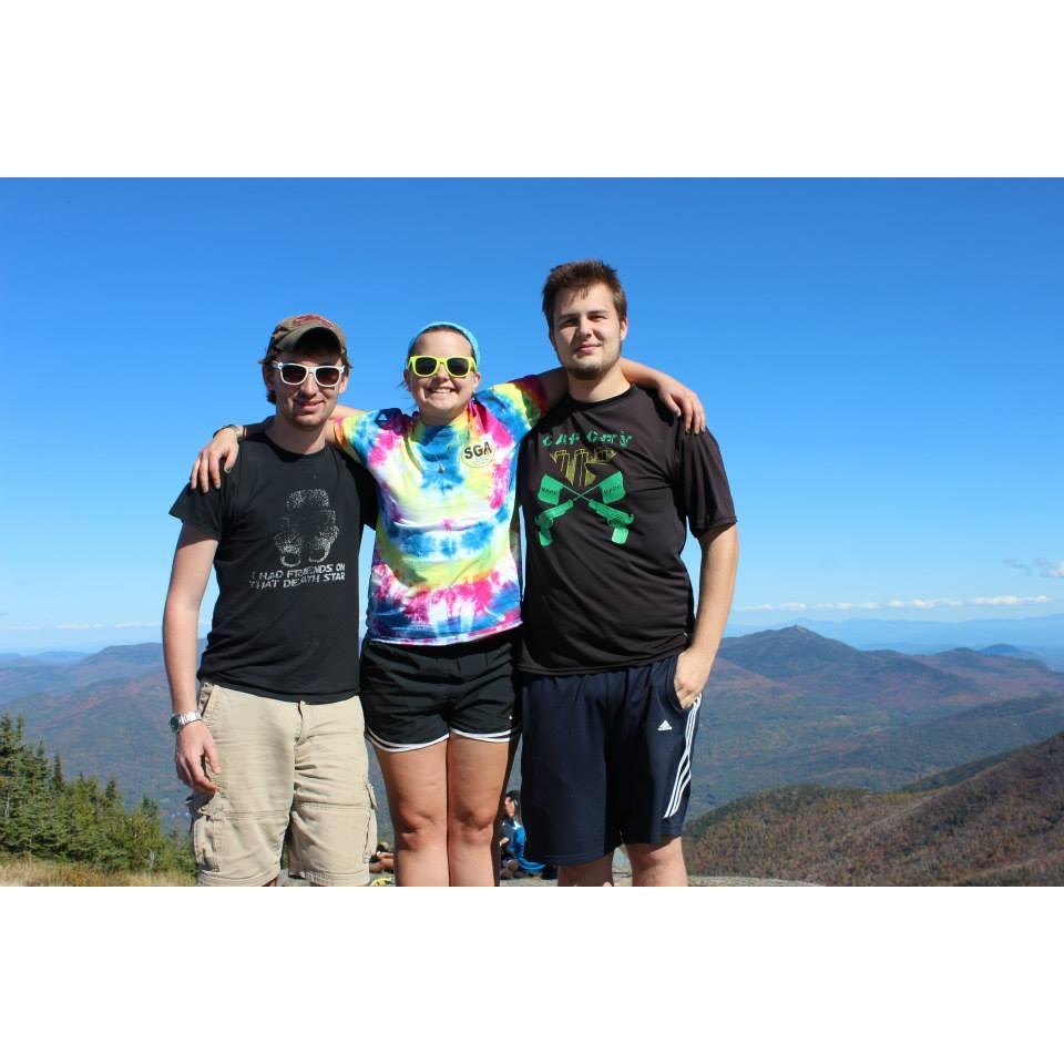 Our very first hike together and with Jon Bintz! And our very first High Peak - Cascade Mt