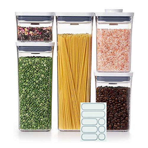 OXO Good Grips 5-Piece POP Container Set with 5 Labels