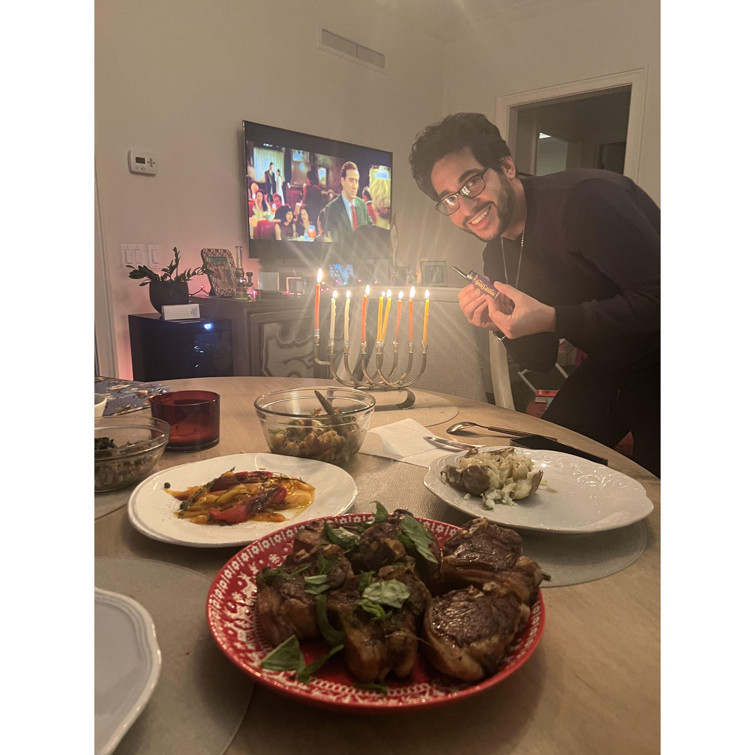 Our first holiday meal together!