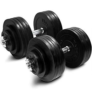 Yes4All Adjustable Dumbbells 40, 50, 52.5, 60, 105 to 200 lbs with Connector Options