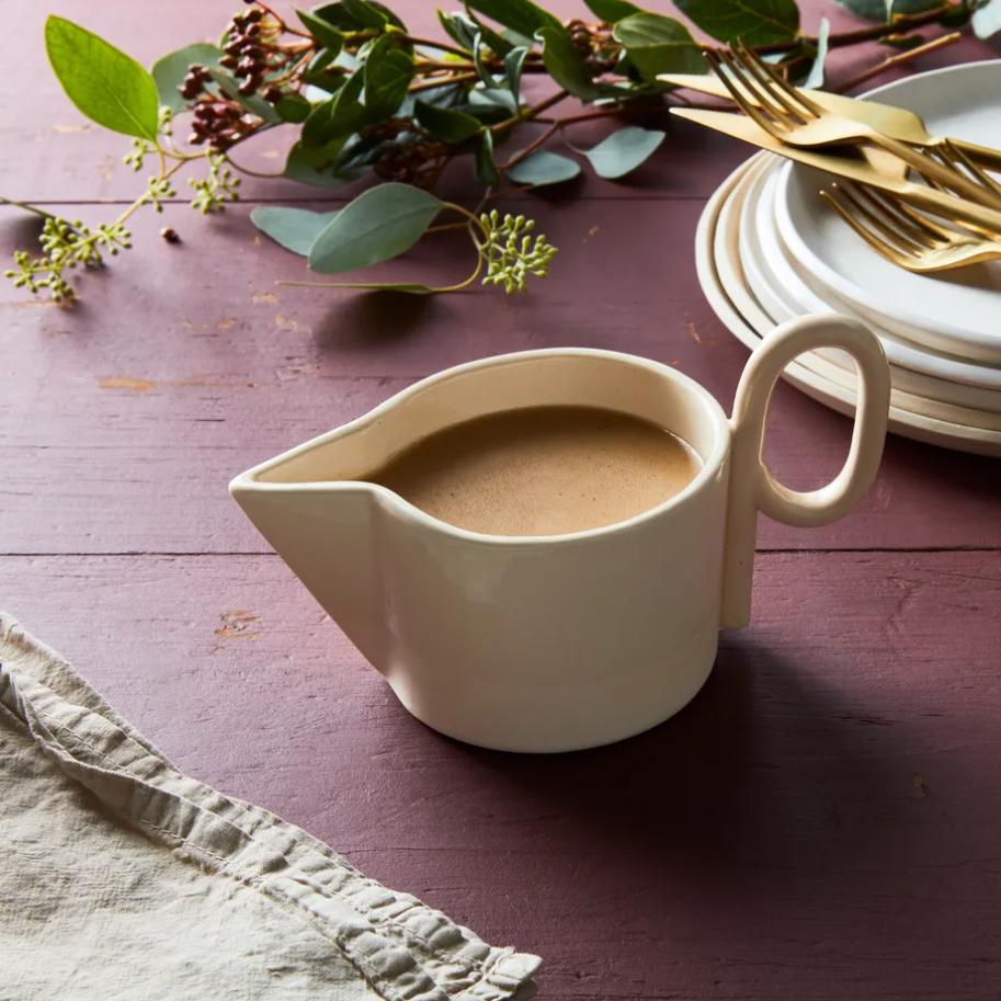 Handmade Ceramic Loop Gravy Boat