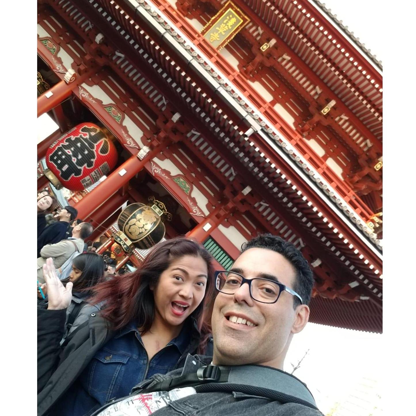 Asakusa, Japan.  March 2019 Sakura Season