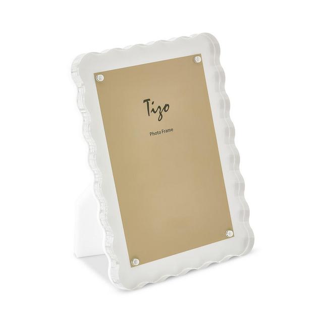 Tizo Lucite Wave Frame, 5" x 7"