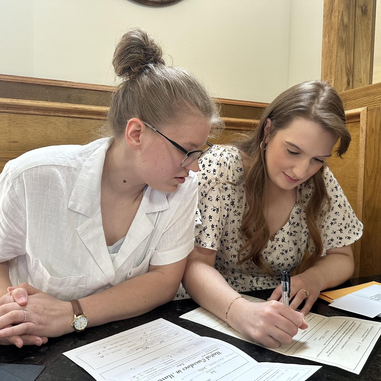 Photos from wedding day April 2nd, 2026!

Maggie and Kacie united in marriage over a few bowls of pasta at their favorite restaurant Domenico’s in Cranberry Township, PA!