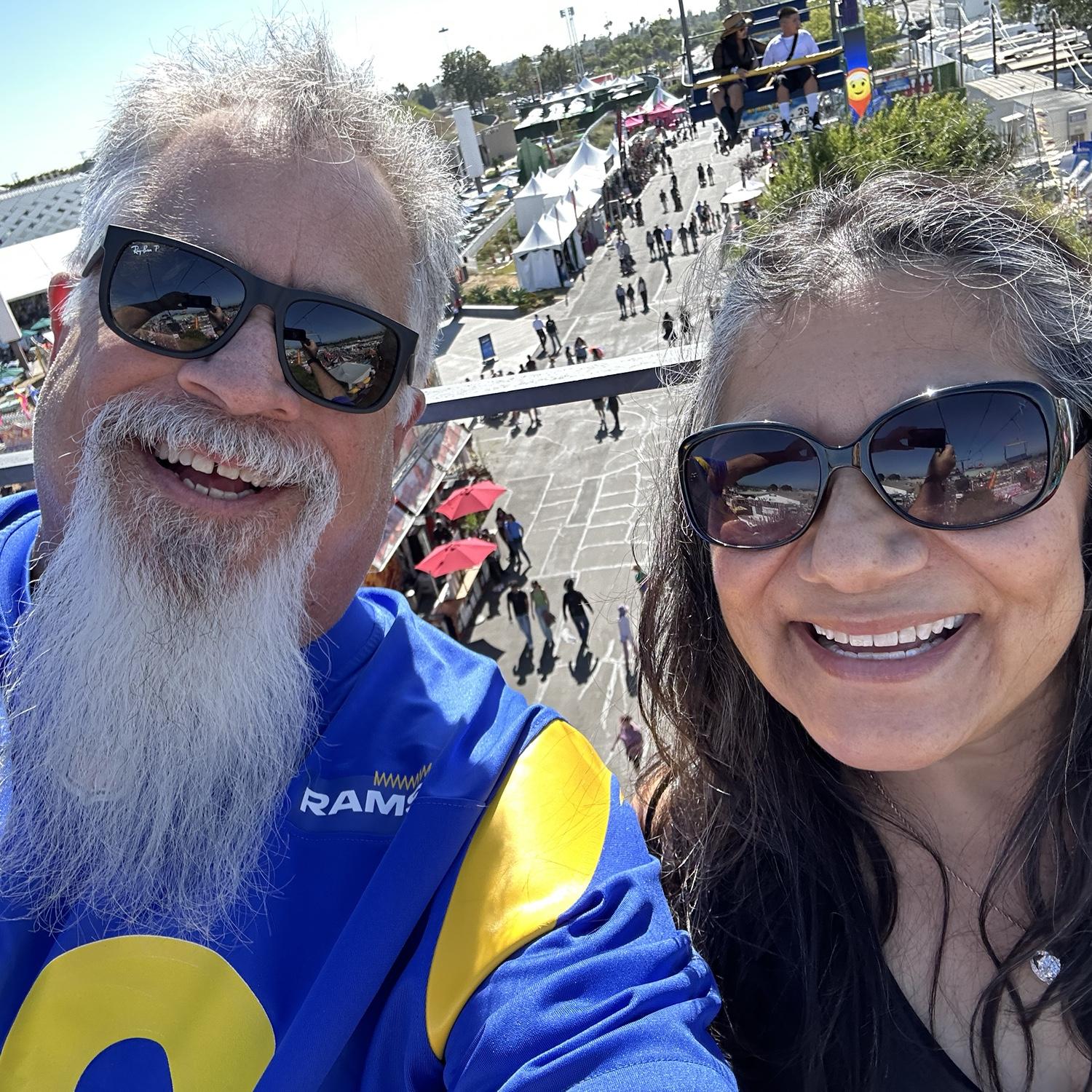 Us on the SKYWAY!!! omg, thank goodness we don't have to do that again!!!!