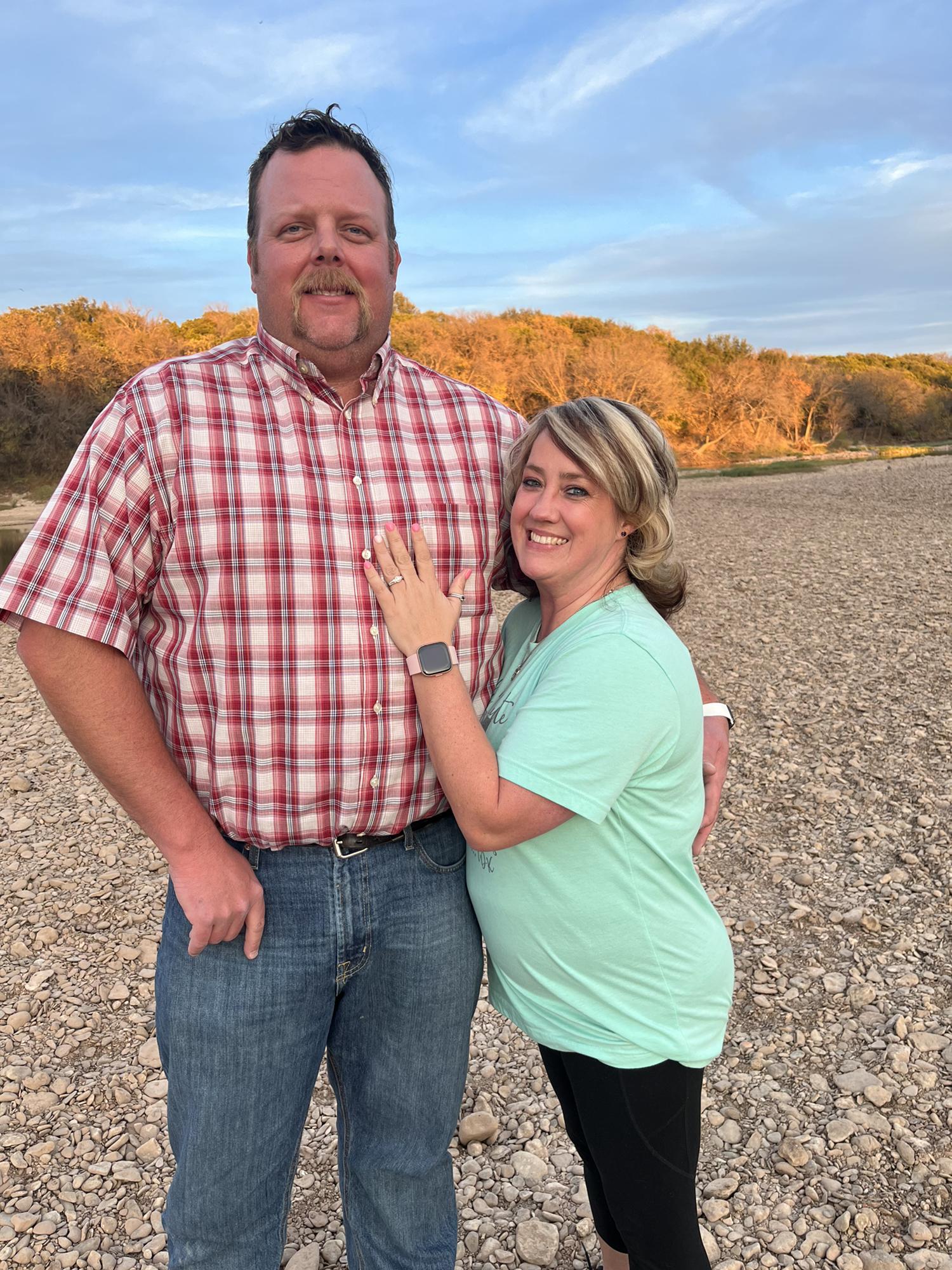 We got engaged