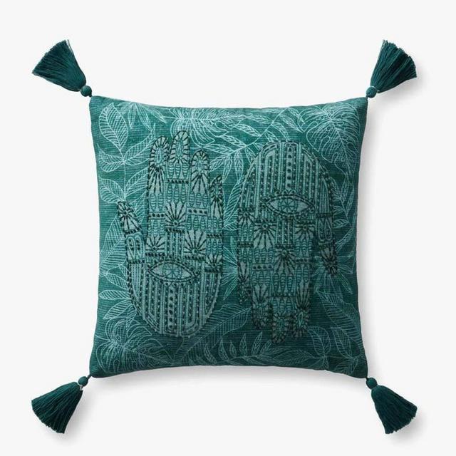 Hamsa Tassel Pillow by Justina Blakeney® X Loloi