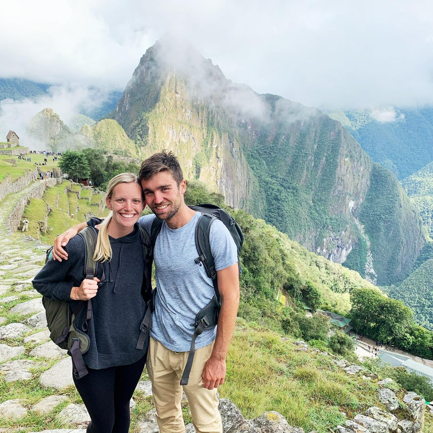 Hiking Machu Picchu together.