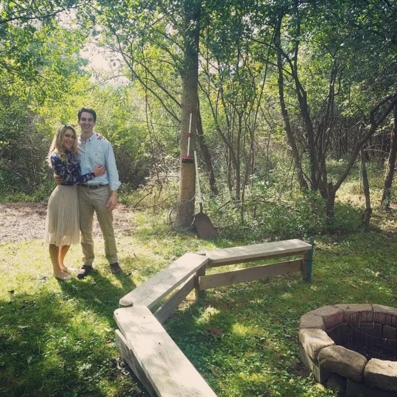 This is us Summer 2018 in Ithica, NY soaking up the beauty & greenery around us!