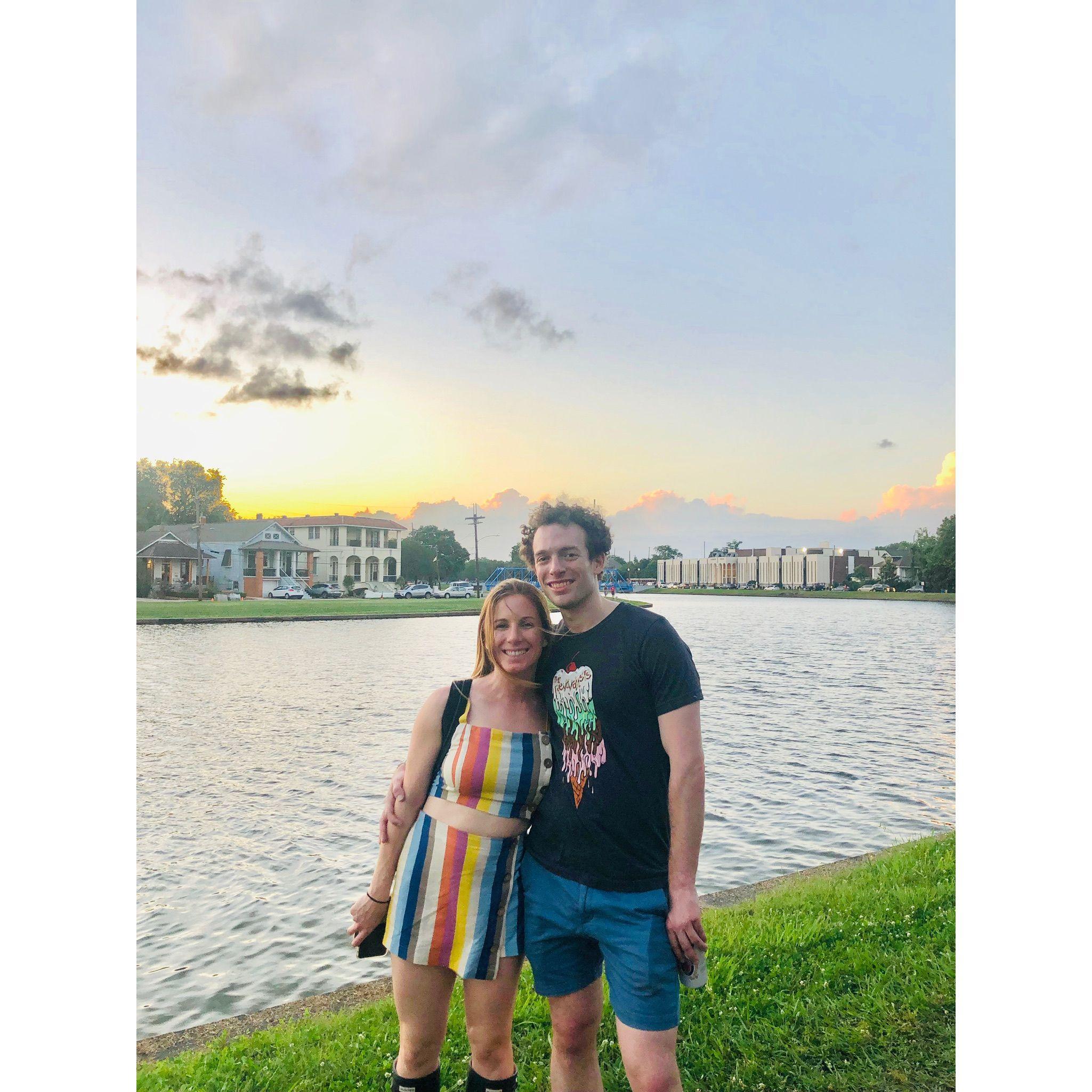 Our first picture together. Jazz Fest 2019.