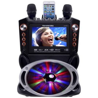 Karaoke USA Complete Bluetooth Karaoke System with LED Sync Lights (GF846)