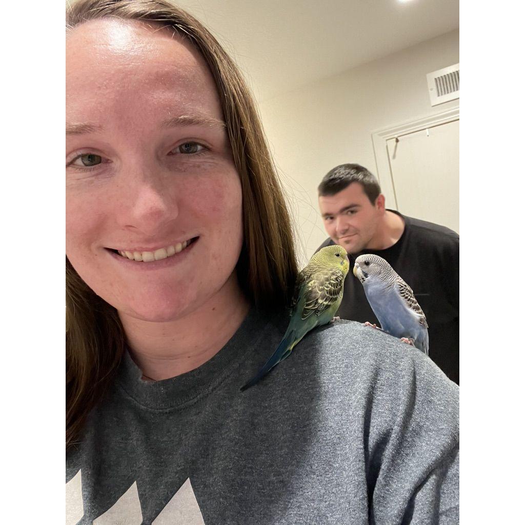Adopted gravity defying children and Natalie turned Zach into a bird person!