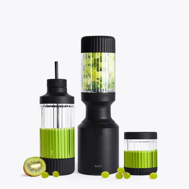 Beast Health Blender Mighty 850 Plus Premium Compact Personal Blender with 850W Motor - Carbon Black