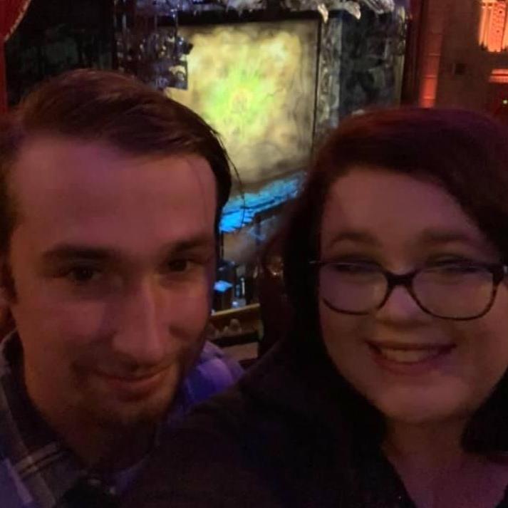 When we went to go see Wicked for our anniversary!