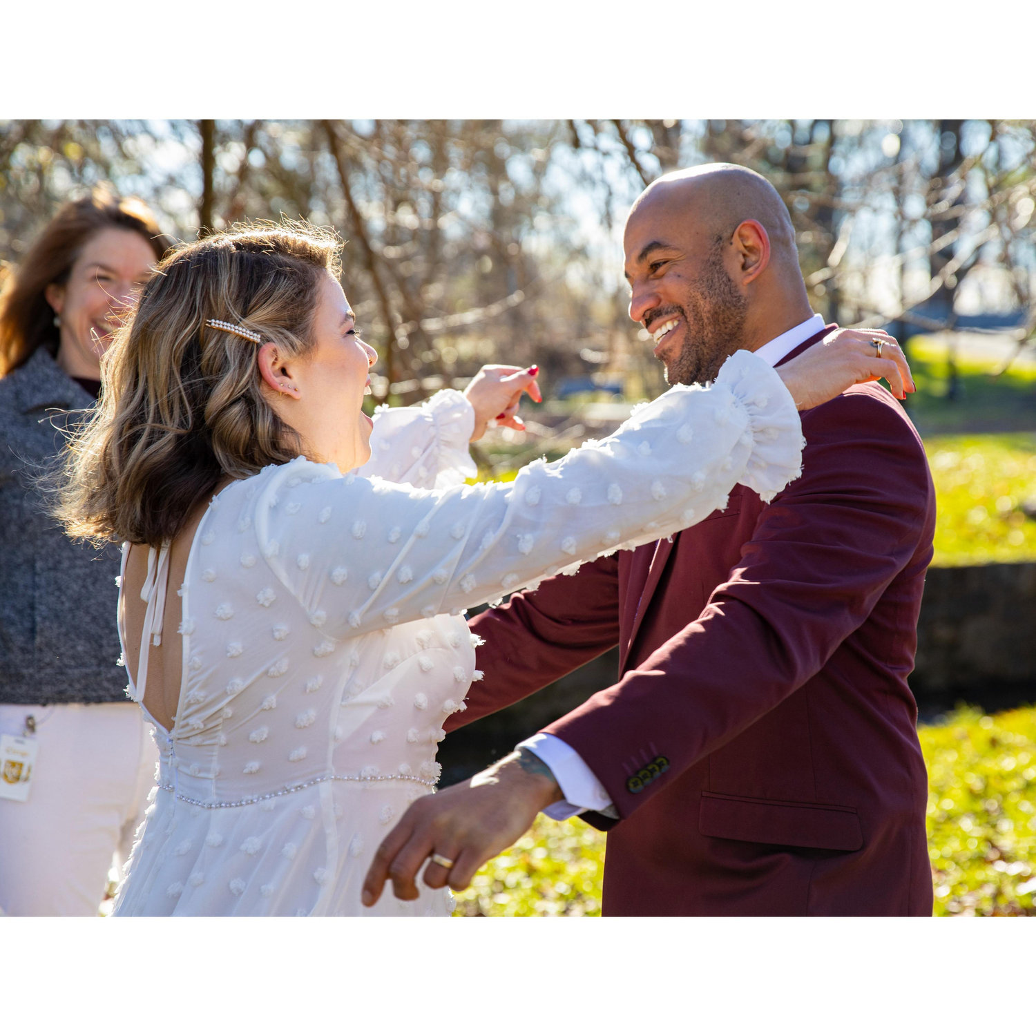 "You are now husband and wife!"