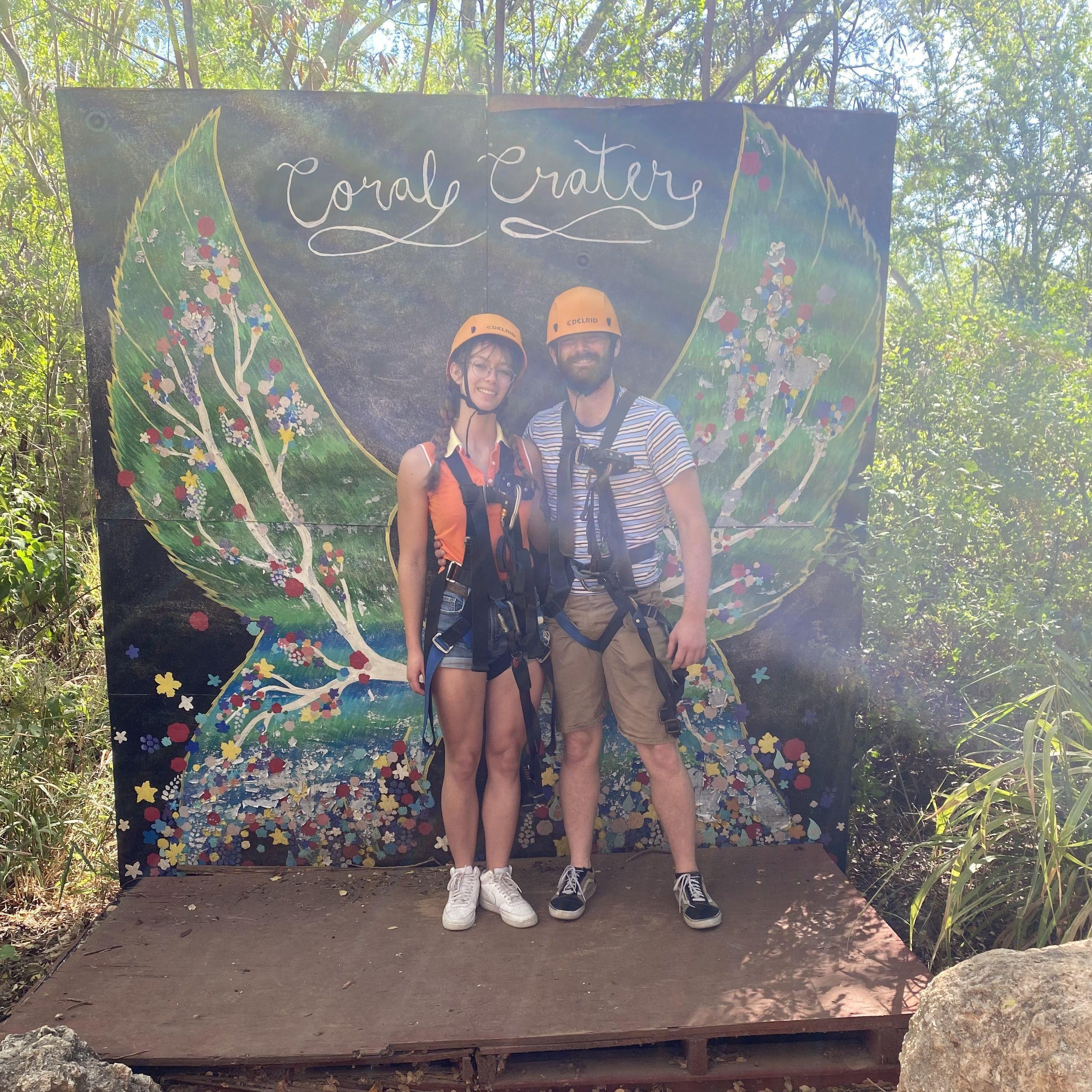 Zip lining in Hawaii