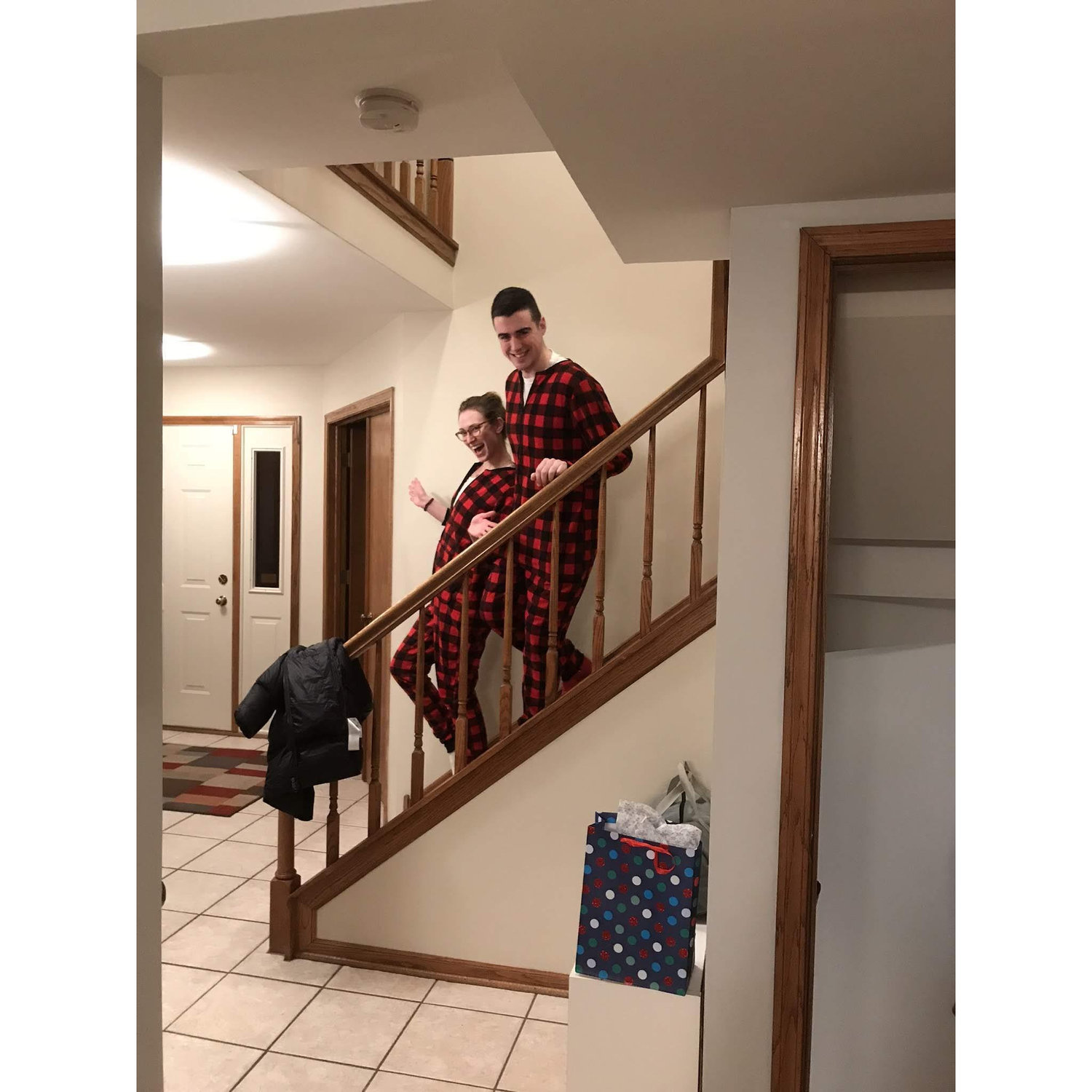 Matching pajamas!