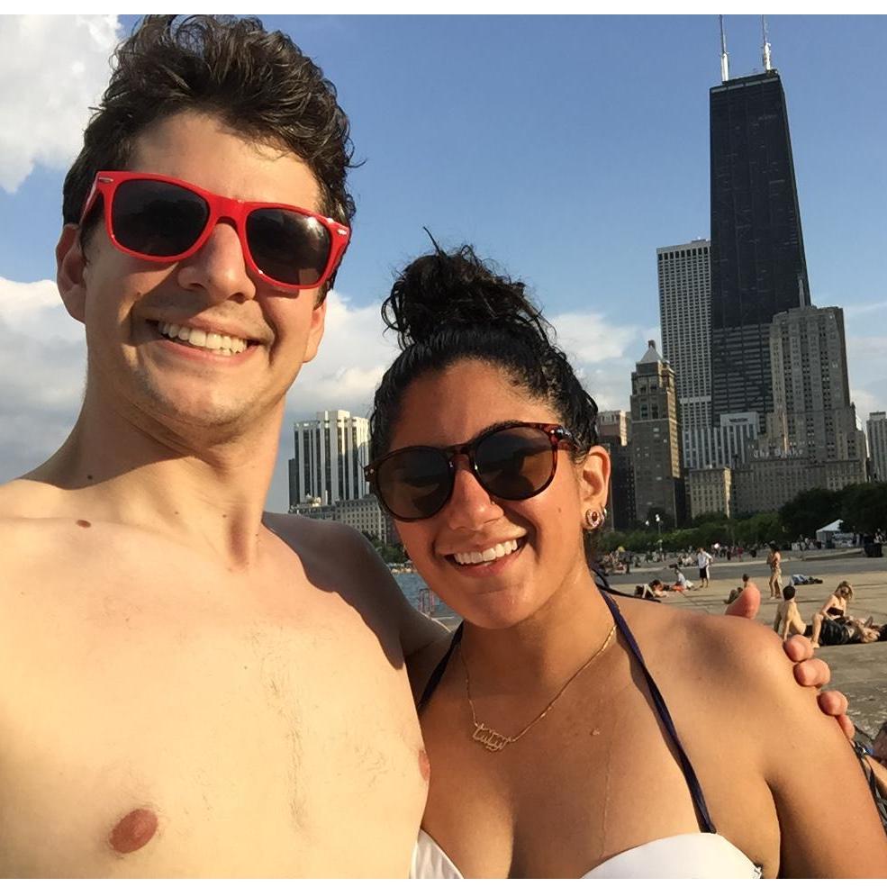 Many Chicago weekends, when Aneesha lived there.