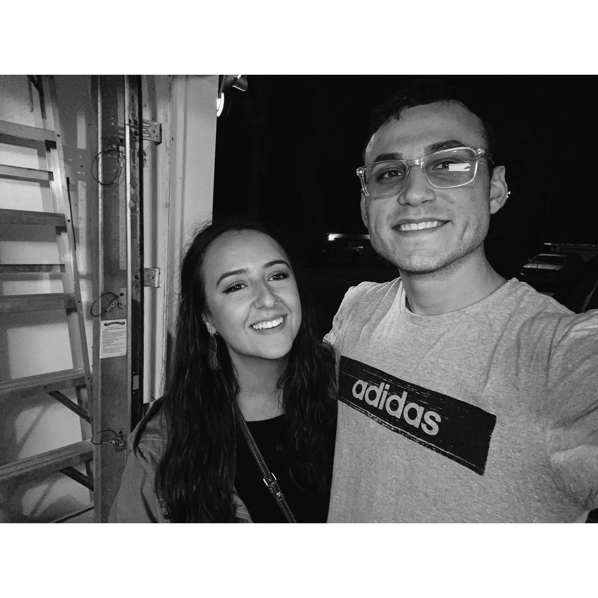 First photo as boyfriend and girlfriend!