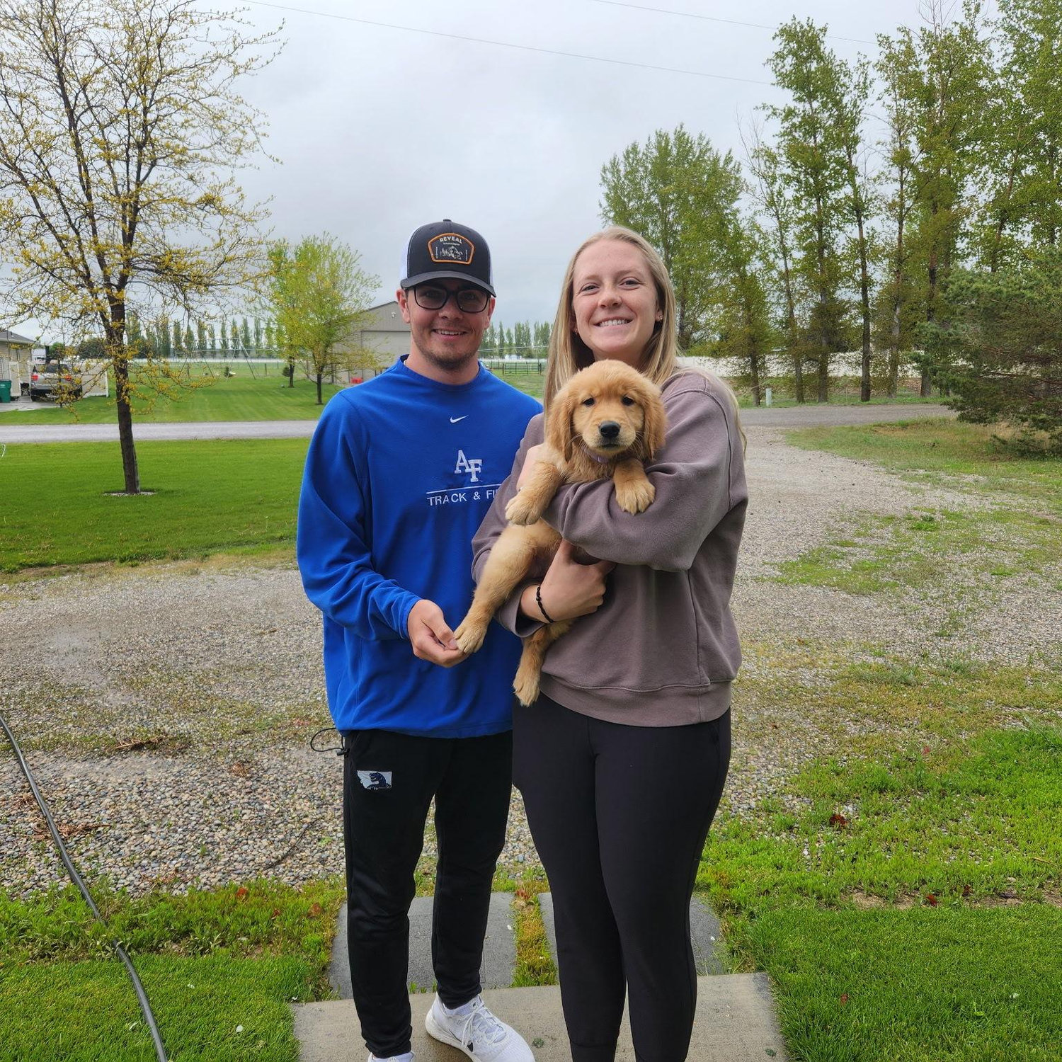 Noah and Makyah got a puppy!