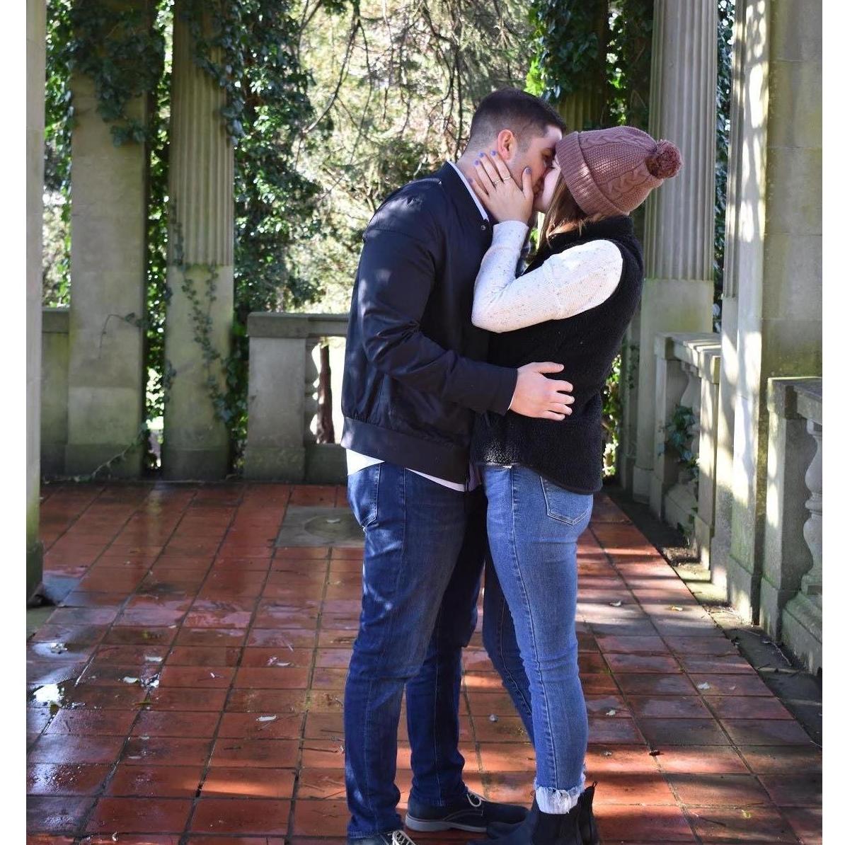 Bailey's best friend Megan was kind enough to take photos of the couple at Harkness Park