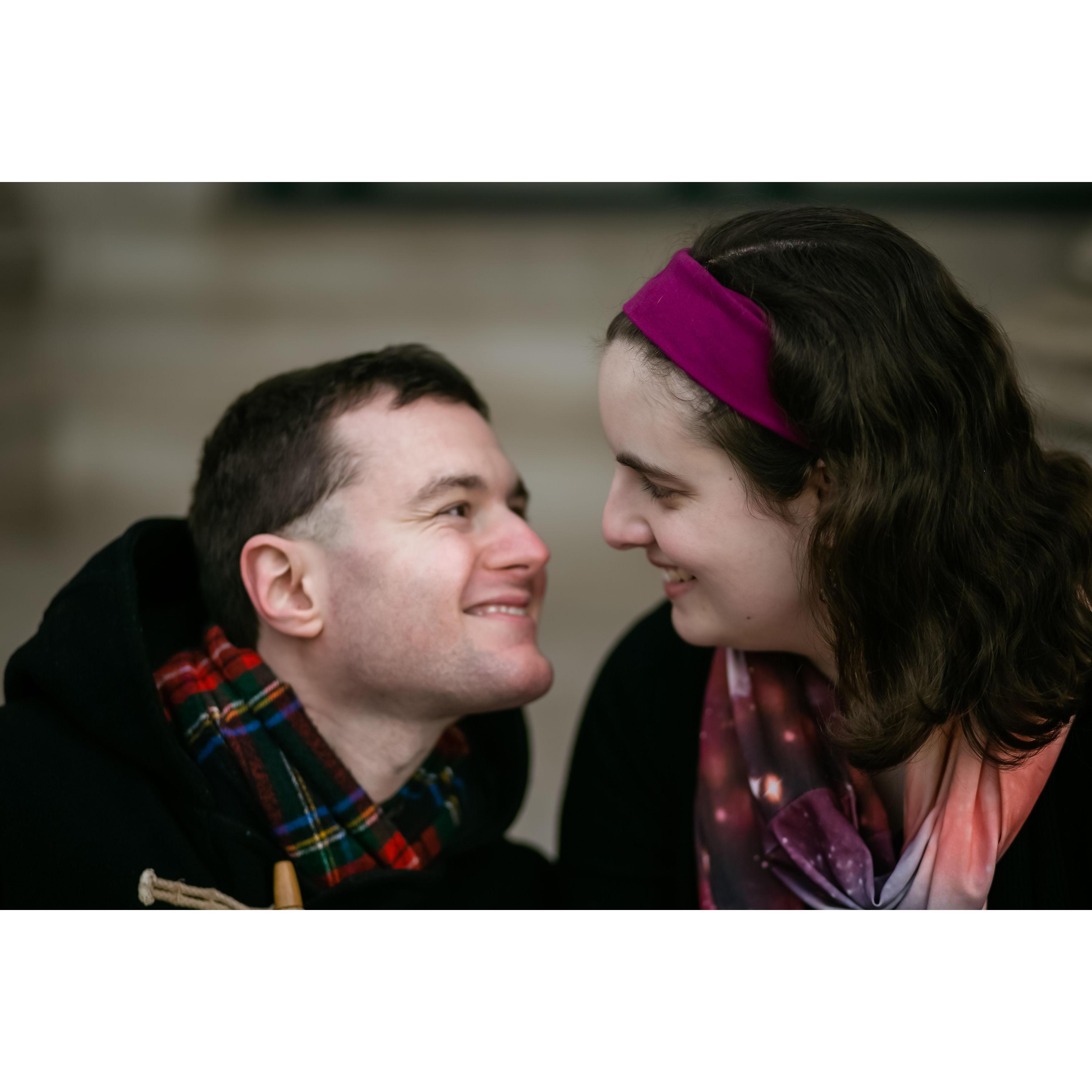 You can really see the love in our eyes in this one!