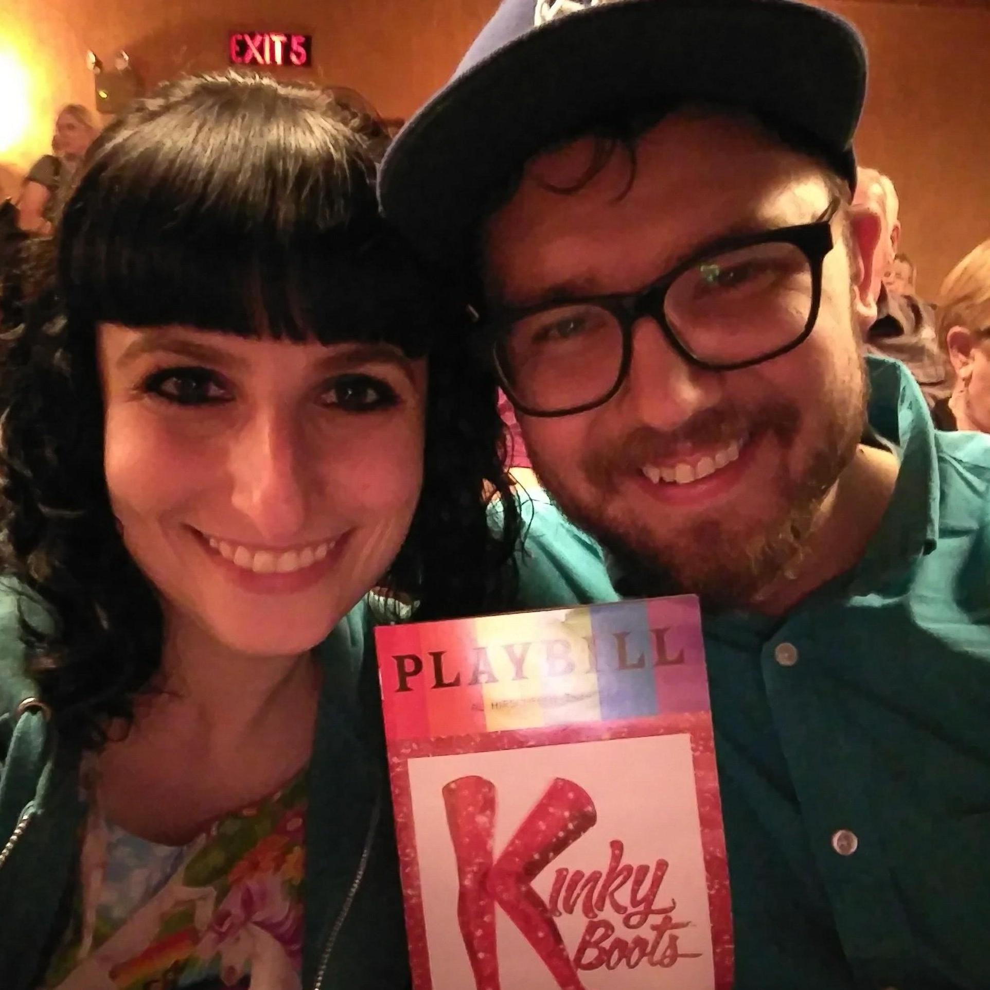 We got to see one of our favorite singers (Brendon Urie) perform in Kinky Boots on Broadway!