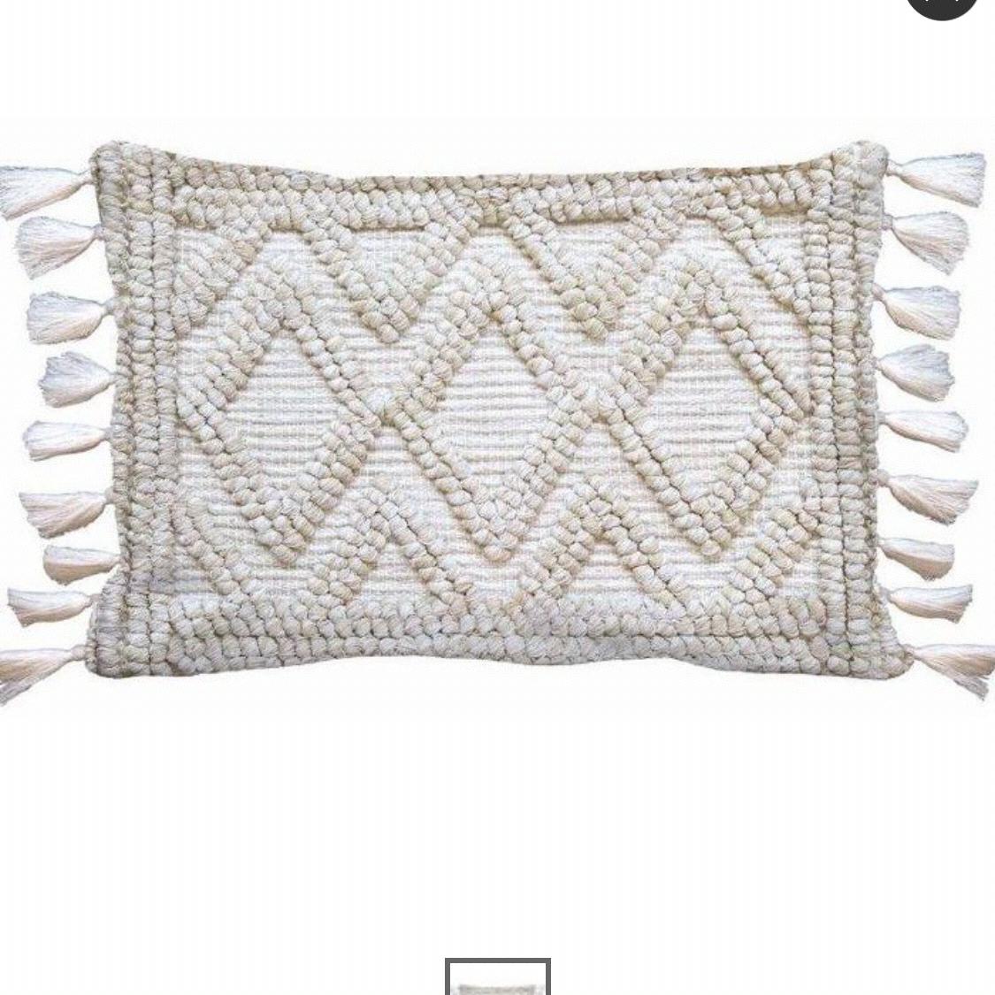 Woven Textured Diamond Lumbar Pillow - Opalhouse™