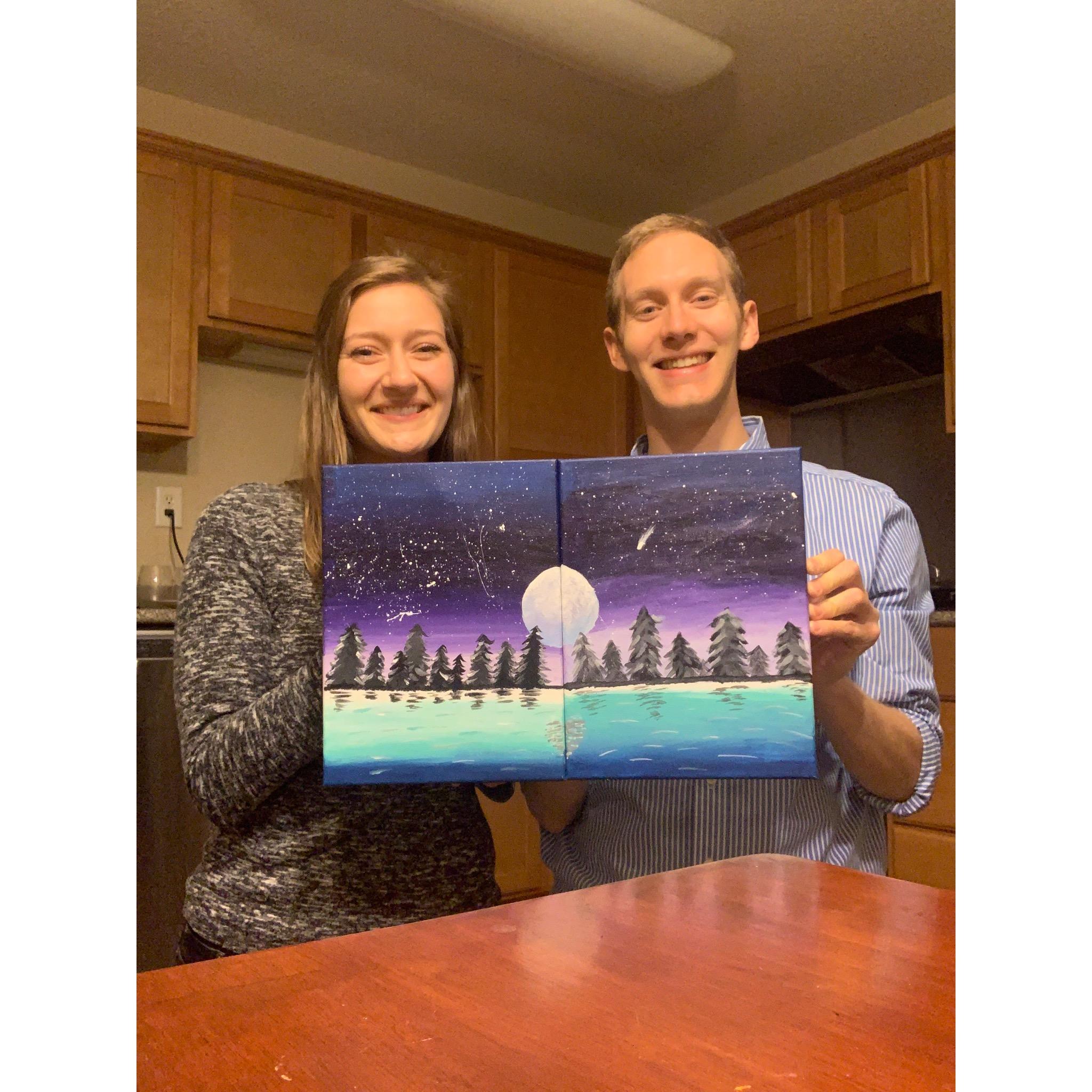 Paint night date night