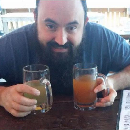 Drinks at VBGB before a show.