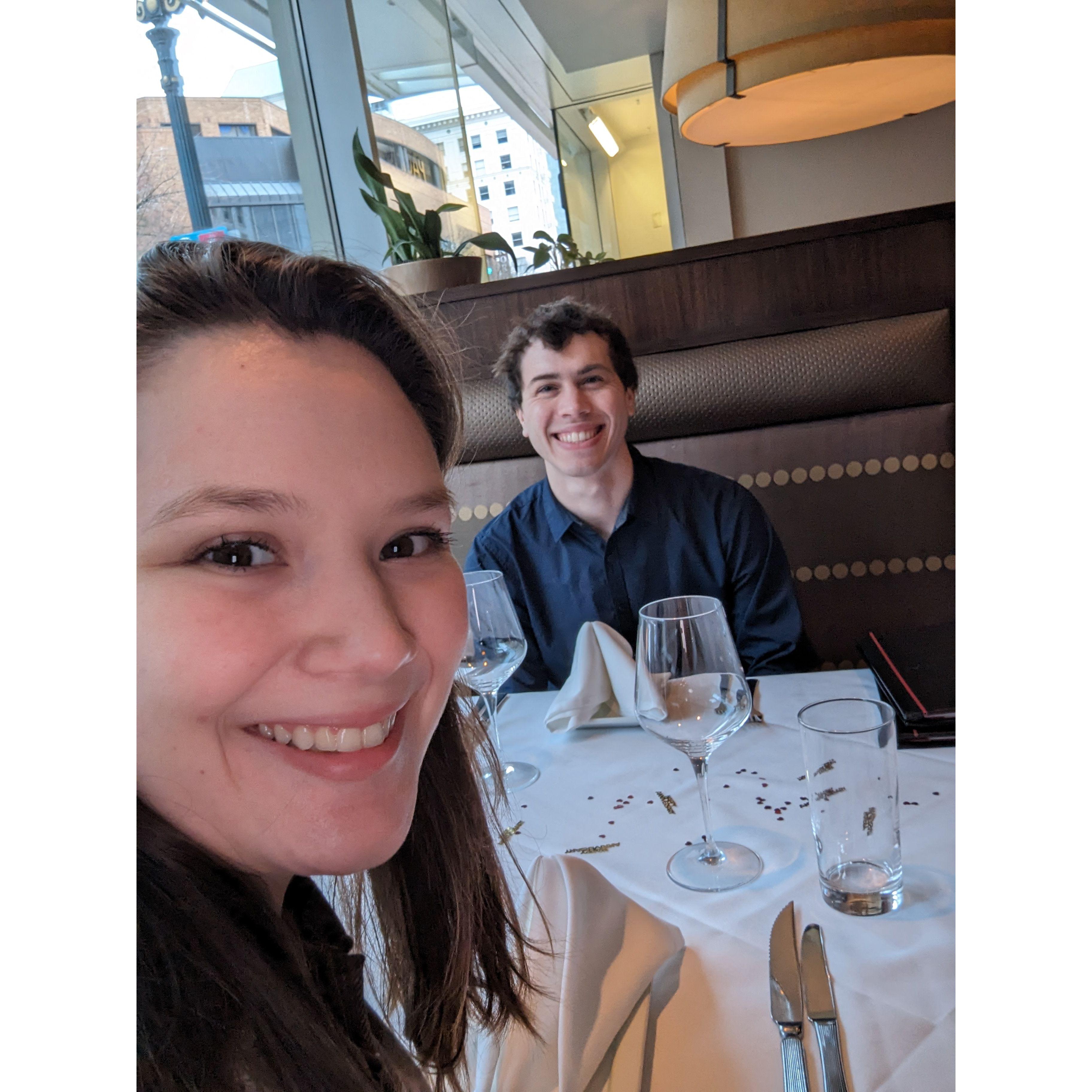 One year anniversary at Ruth Chris!