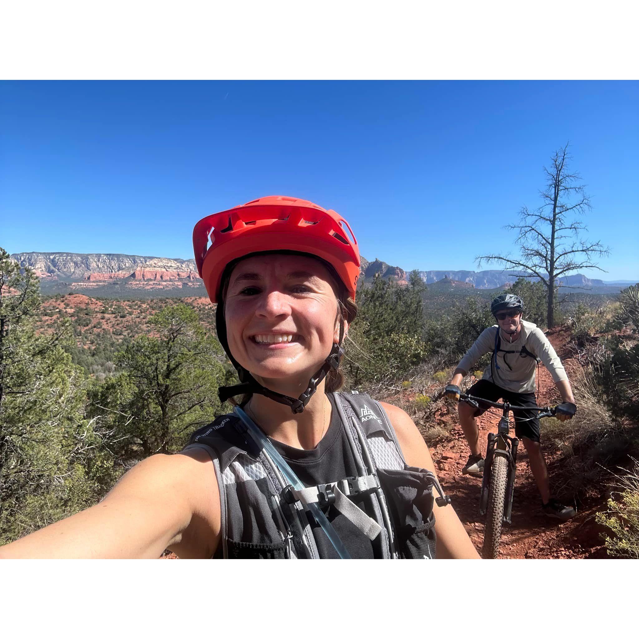 Mountain biking in Sedona, Arizona