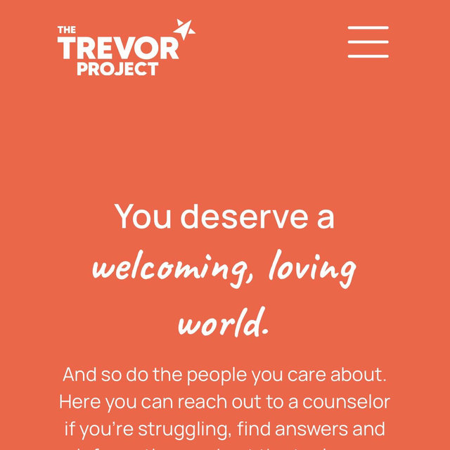 Donate to the Trevor Project