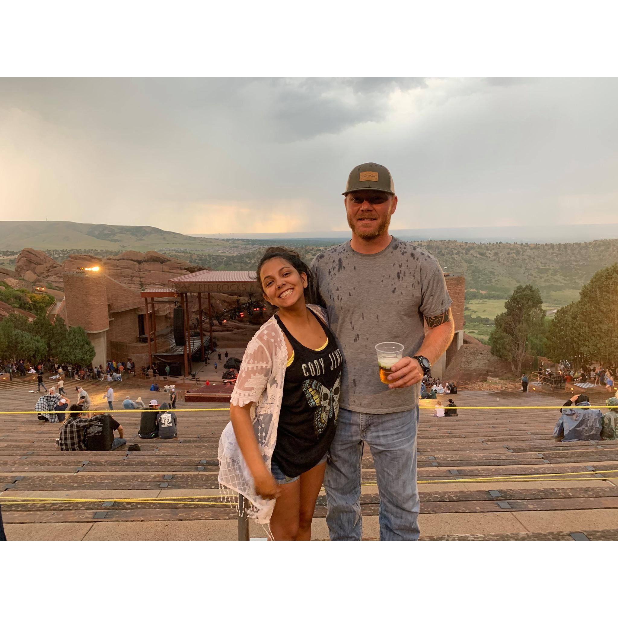 Seeing Cody Jinks at Red Rocks