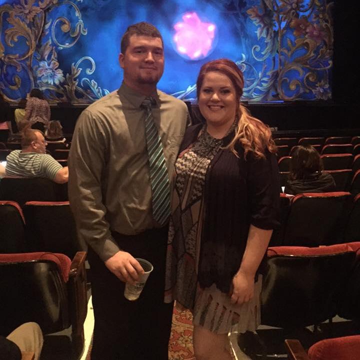 Our picture at Beauty and the Beast