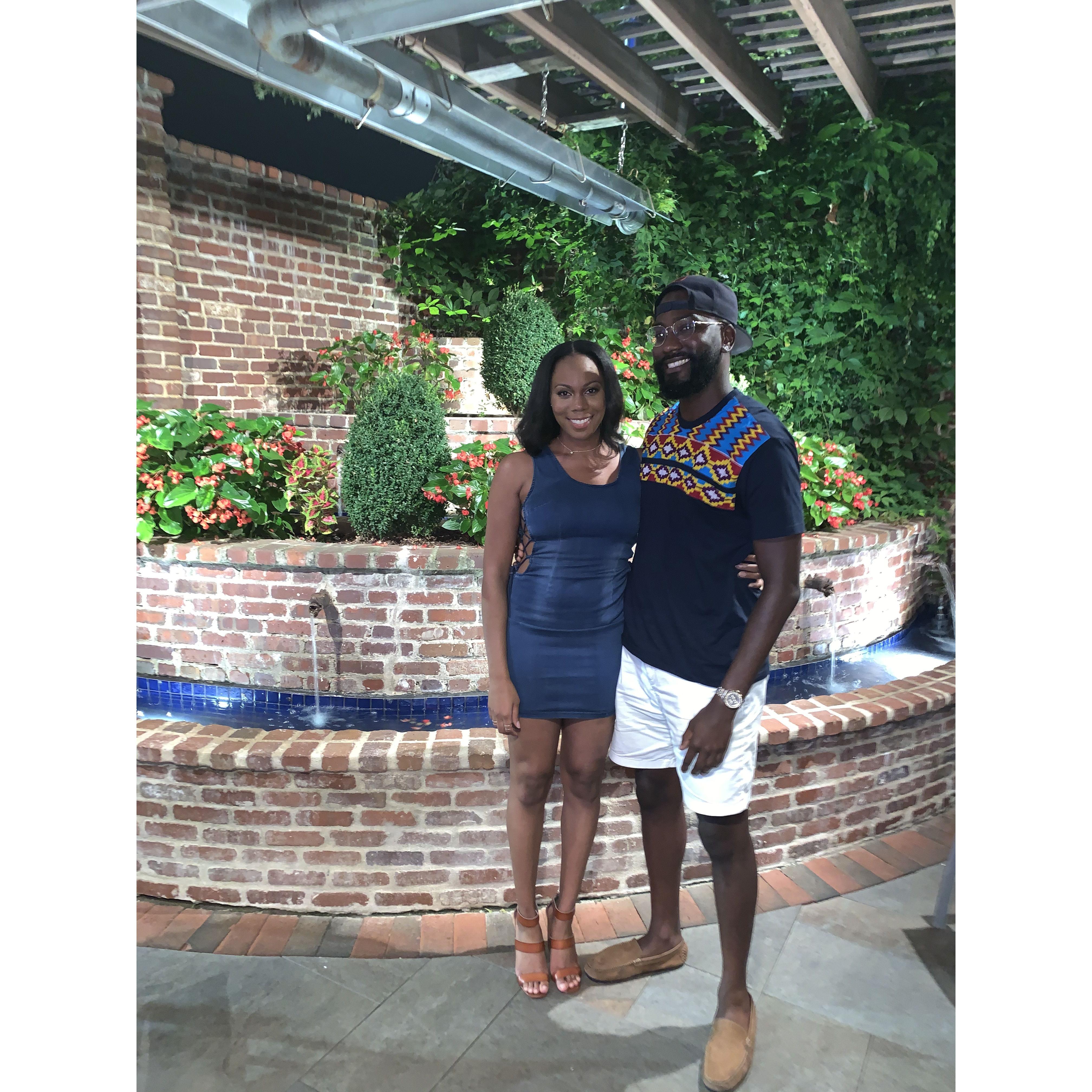 After a delicious dinner on a summer night in 2020, we captured the moment!