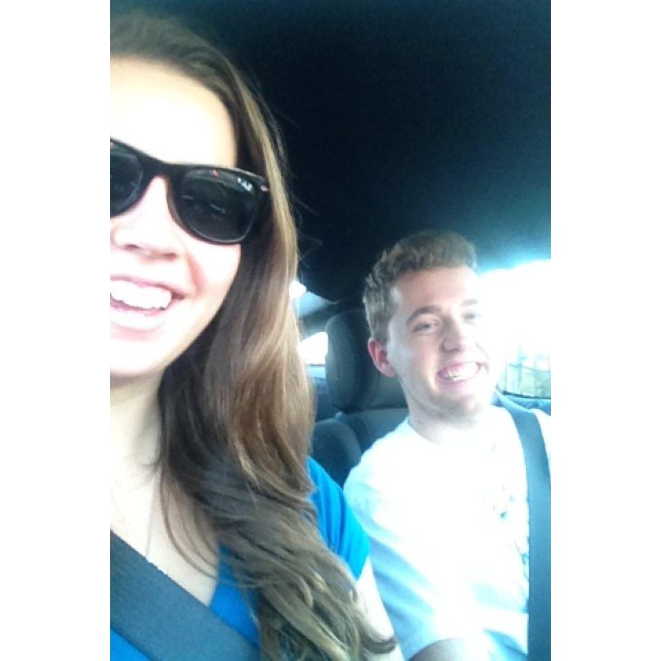 Our first date as boyfriend and girlfriend :)