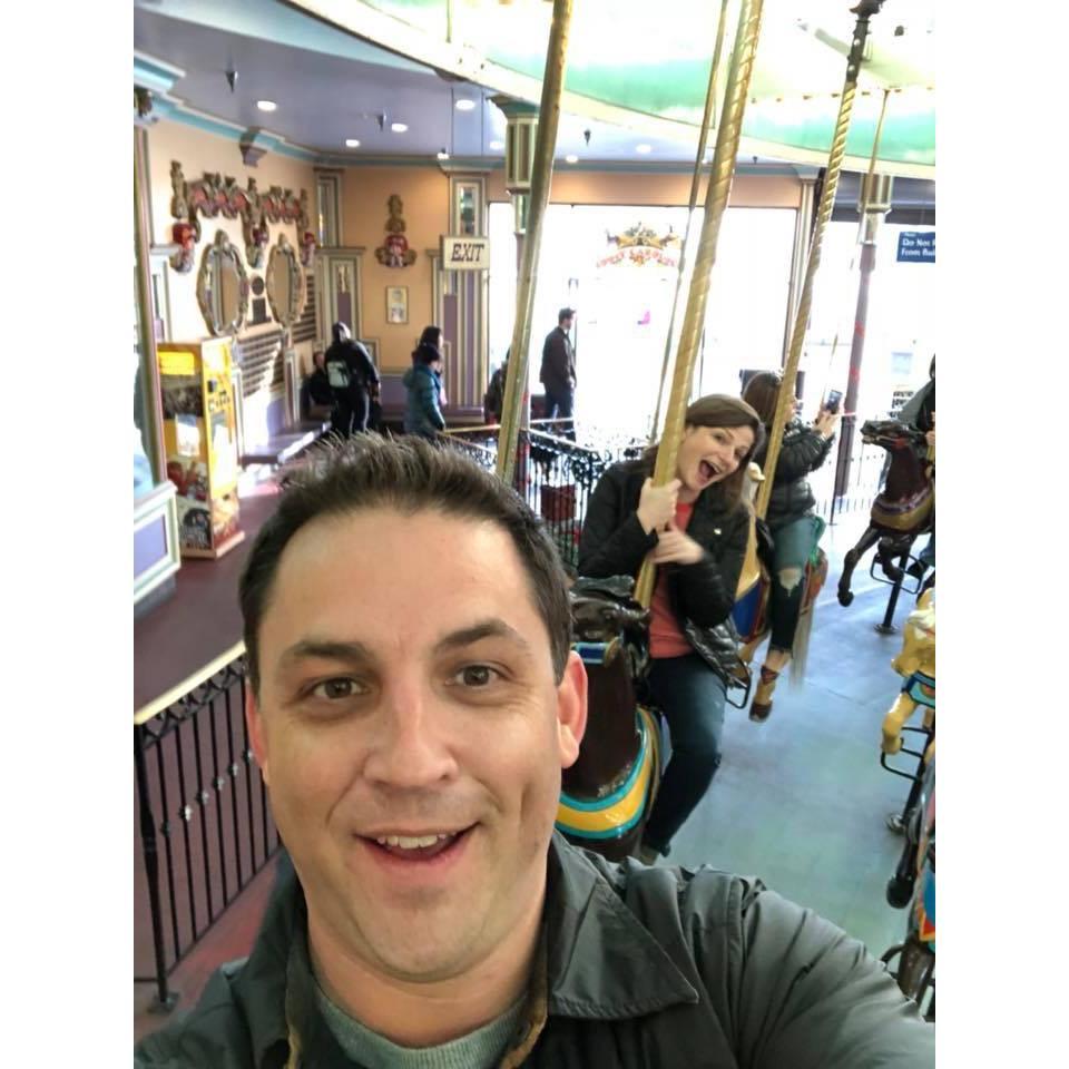 Jess’s first visit home to California with Craig. He found it funny that she was a little scared of the carousel and now he realizes he’s marrying a big wuss.