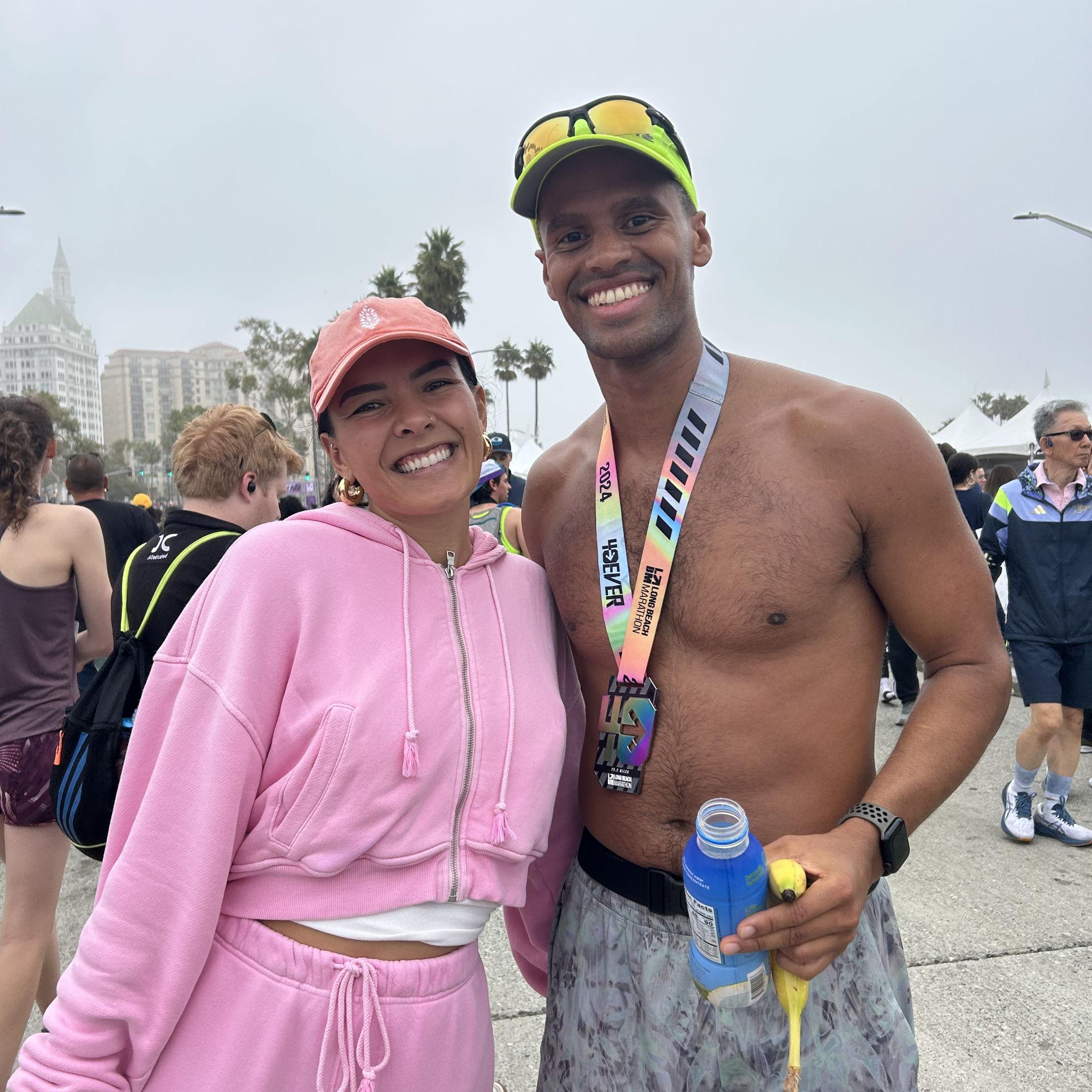 his 3rd marathon! Oct 2024