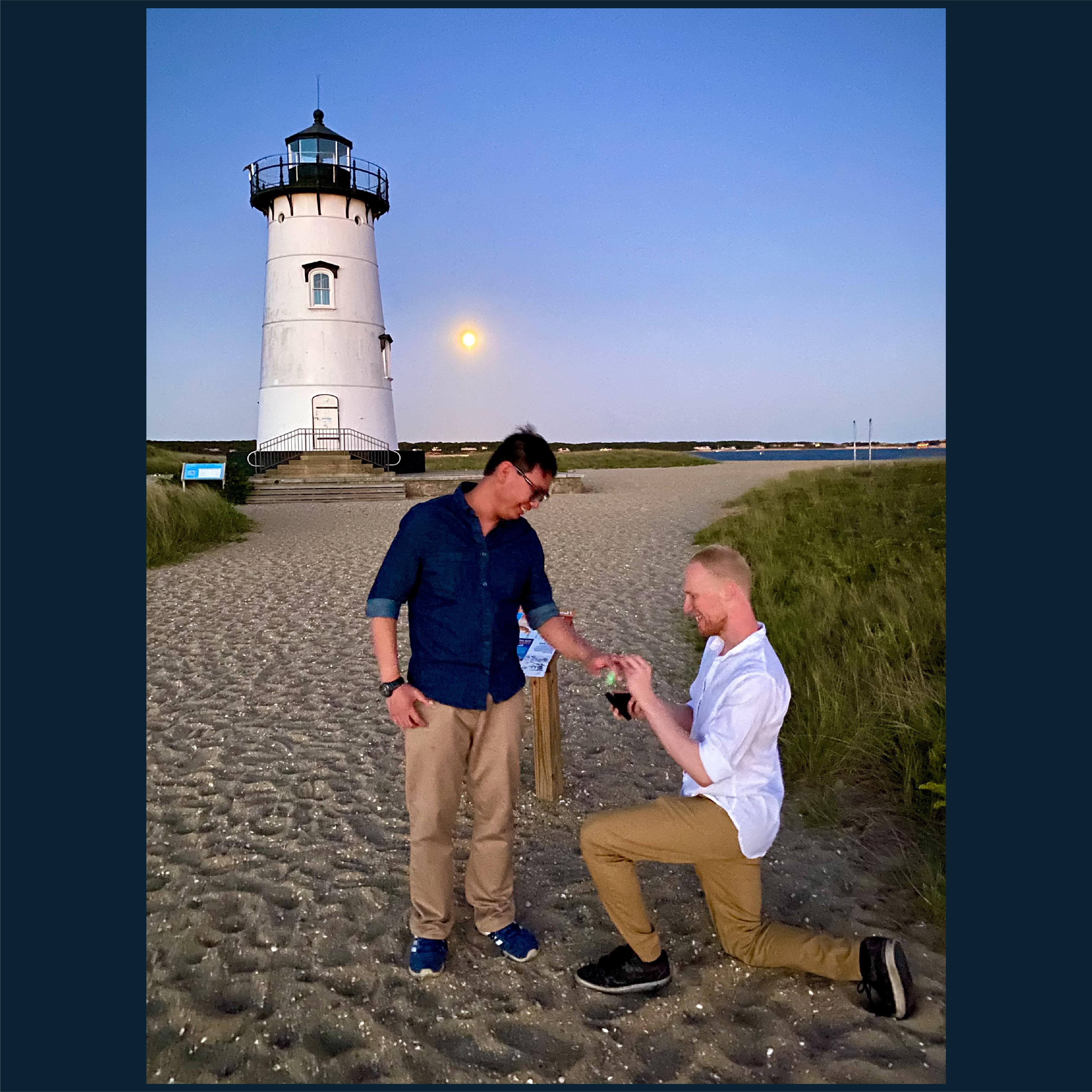 Which shines brighter? 
A. The moon?
B. The sun?
C. The lighthouse?
D. This proposal?