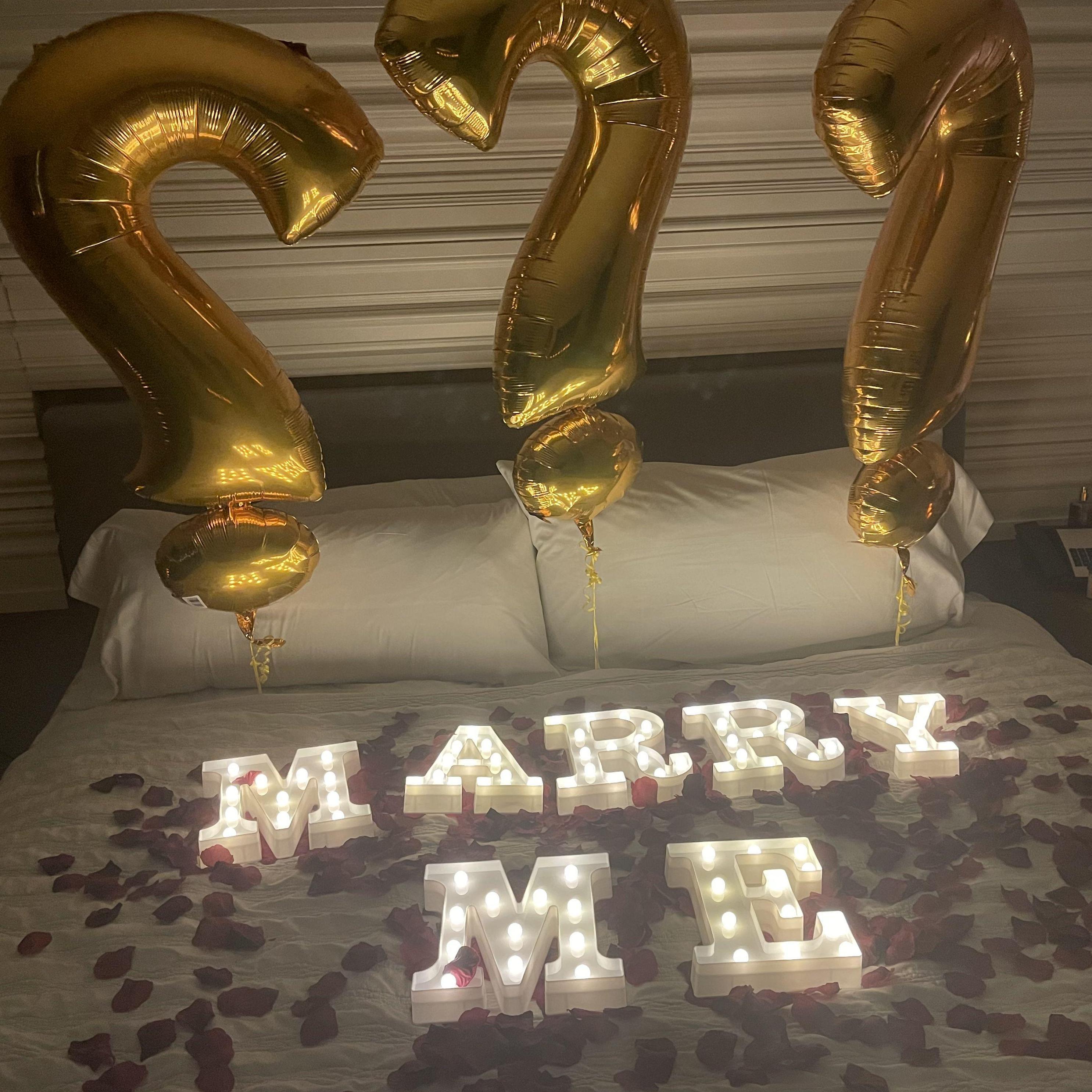 His proposal!
