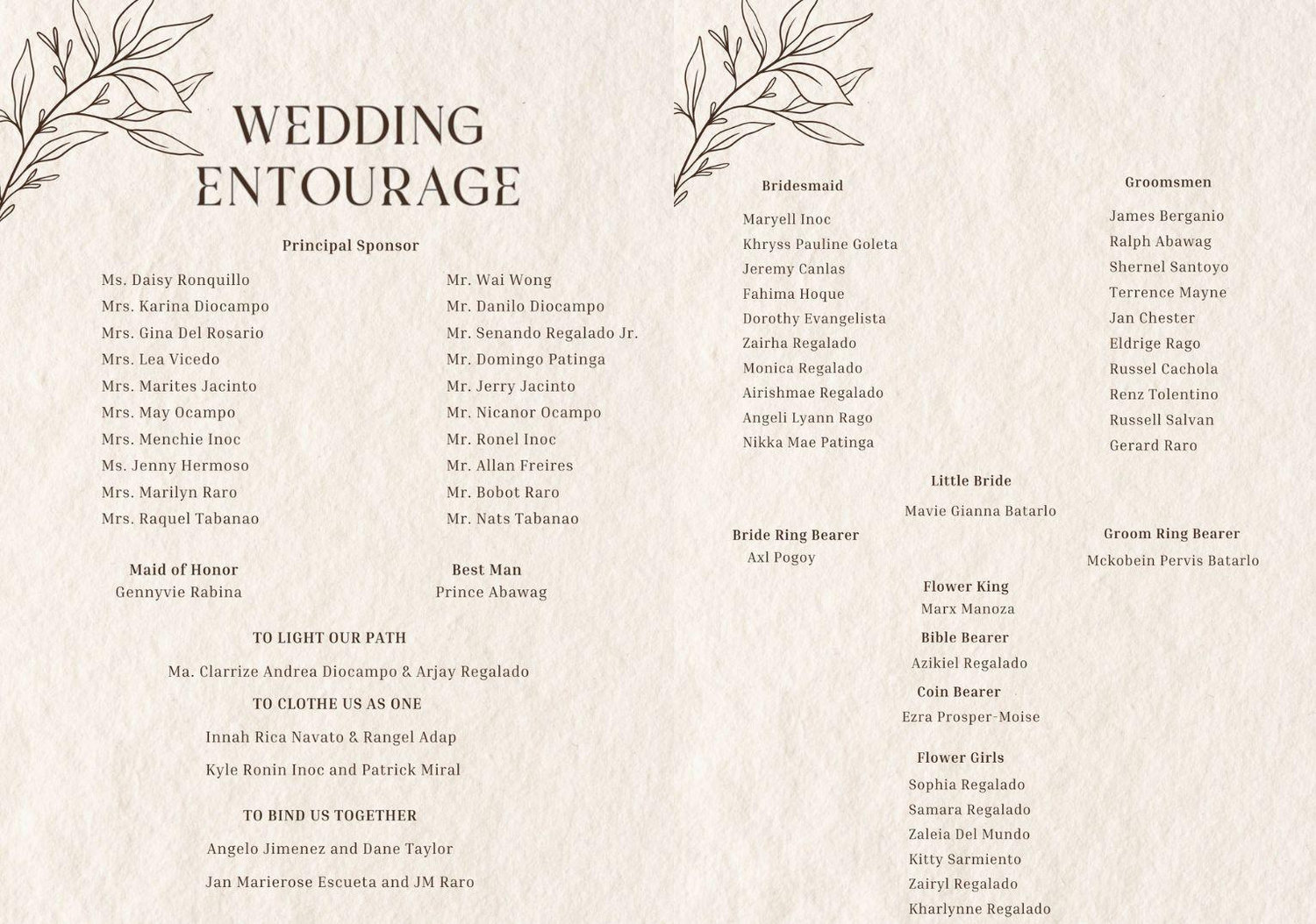 The Wedding Website of Janina Rosales and Ellison Rago