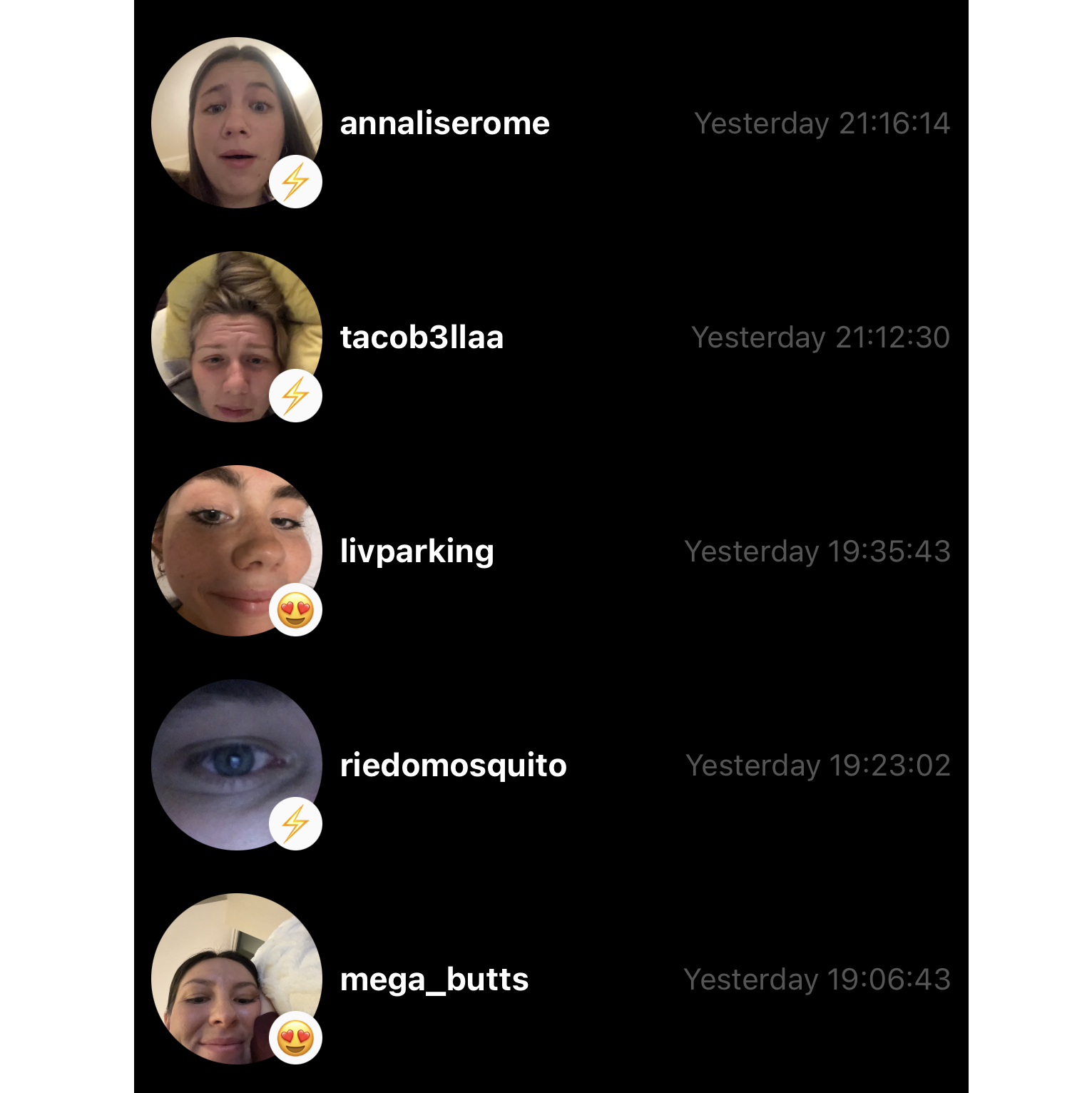 as you can see by their reactions.