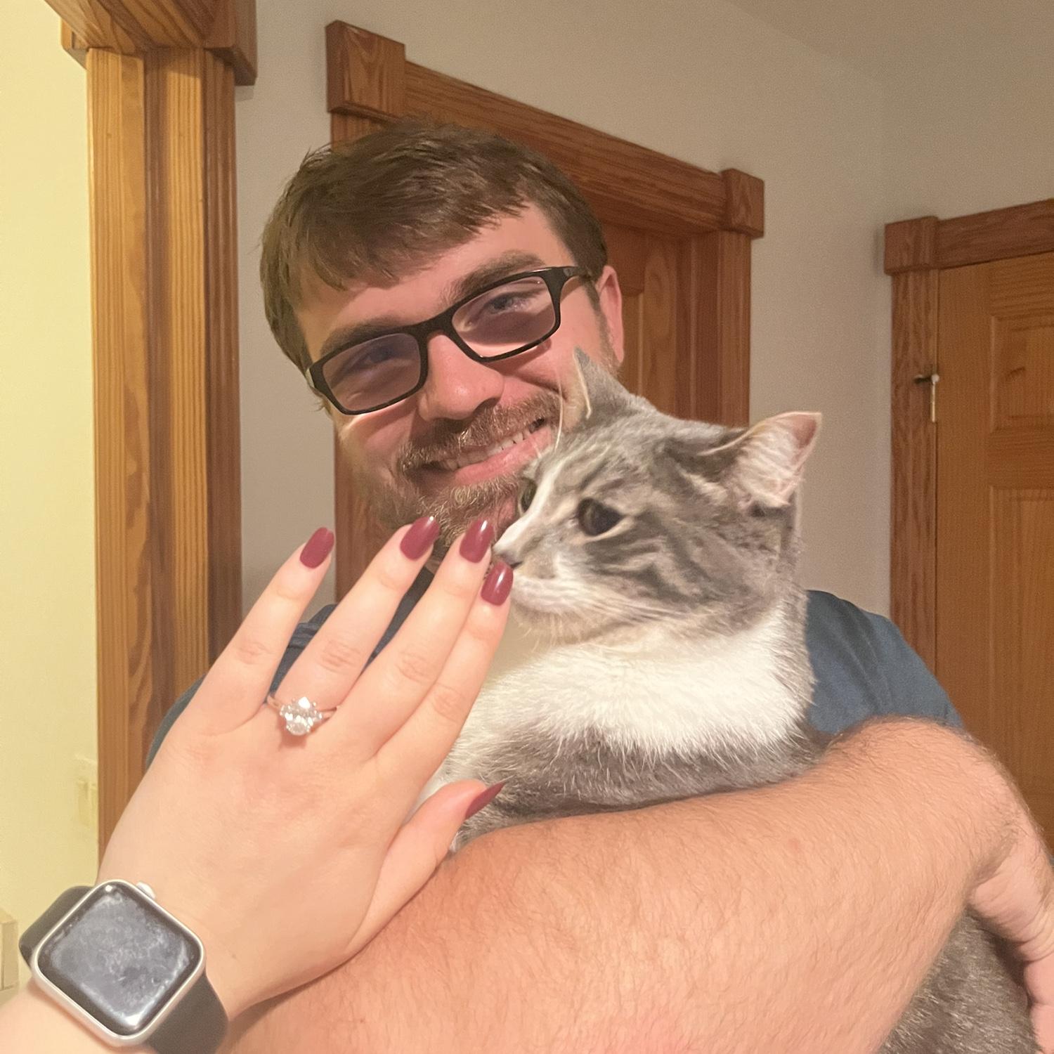 Rocky wasn't sure how a ring changed who his parents were. We tried to explain, but he got confused.