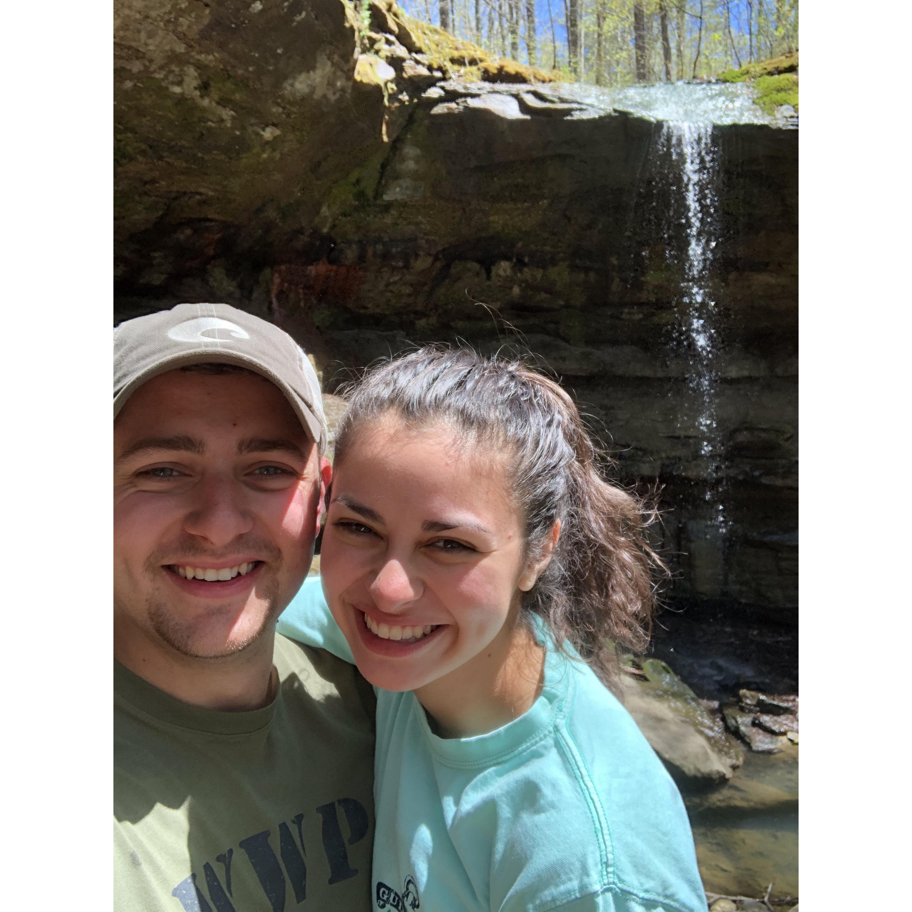 First picture we ever took at Mammoth Cave, Kentucky.