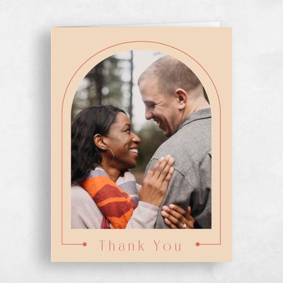 Orange Wedding Thank You - Suzi Photo